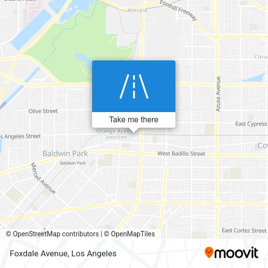 Mapa de Foxdale Avenue
