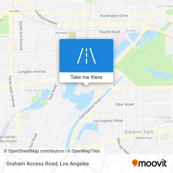 Graham Access Road map