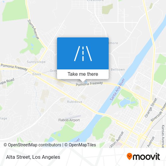 Mapa de Alta Street