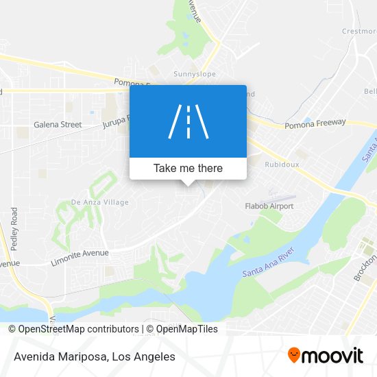 Avenida Mariposa map
