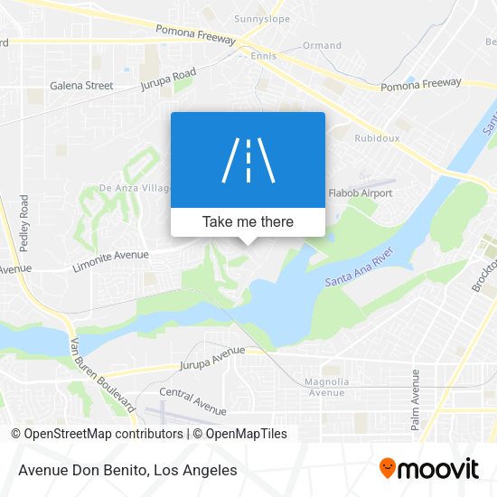 Mapa de Avenue Don Benito