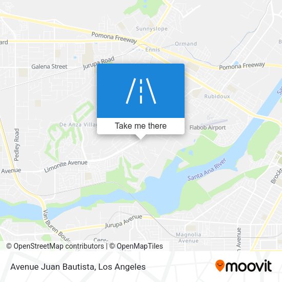 Avenue Juan Bautista map