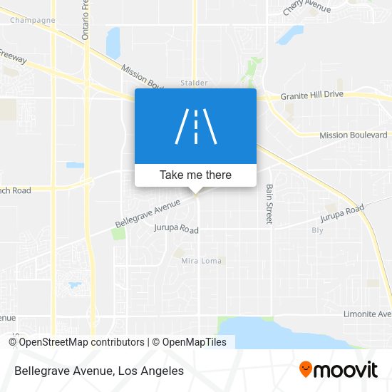 Bellegrave Avenue map