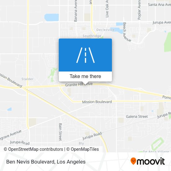 Ben Nevis Boulevard map