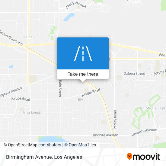 Mapa de Birmingham Avenue