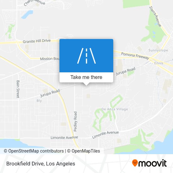 Brookfield Drive map