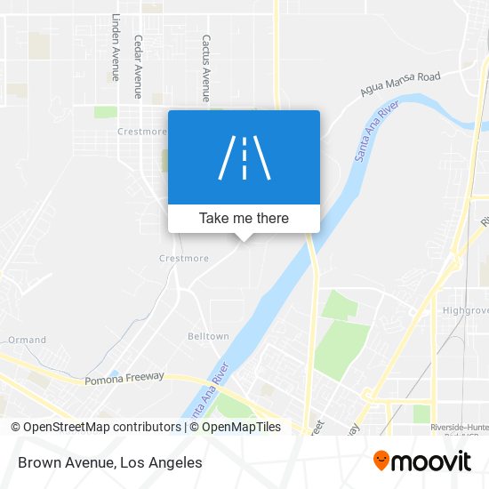 Brown Avenue map