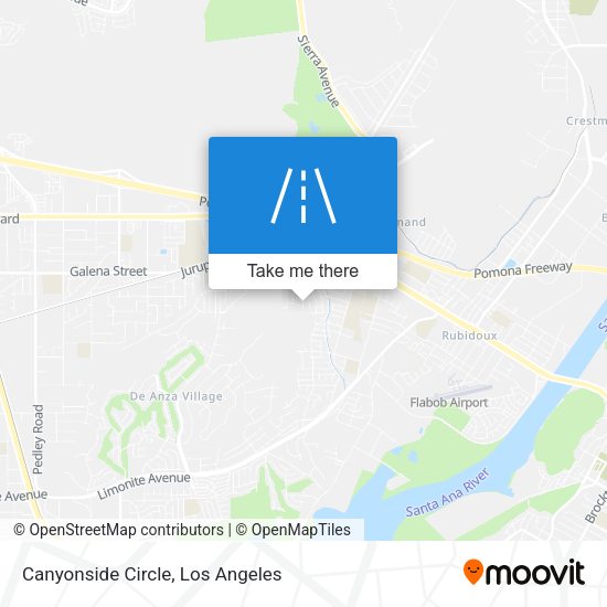 Mapa de Canyonside Circle
