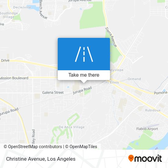 Christine Avenue map