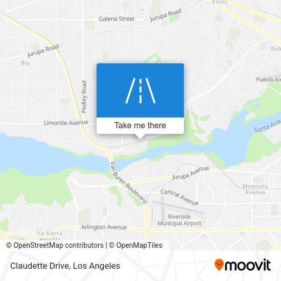 Mapa de Claudette Drive