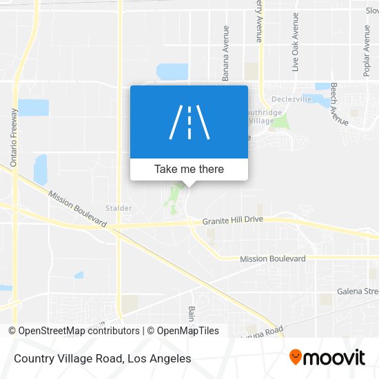 Country Village Road map