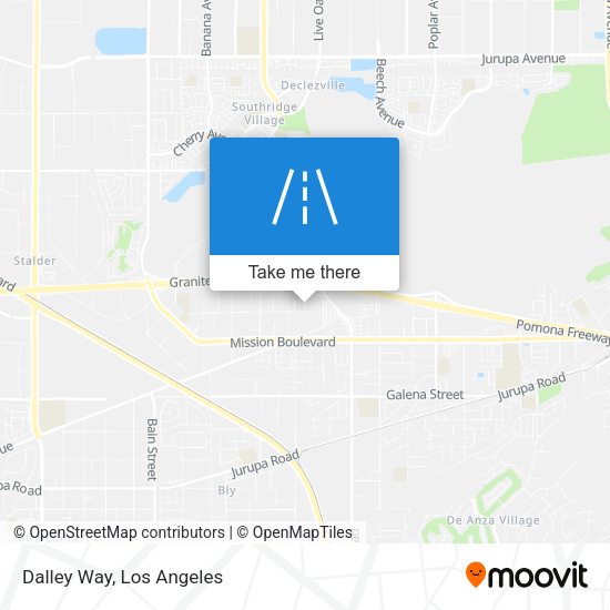 Mapa de Dalley Way