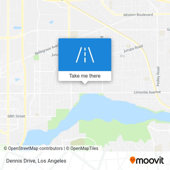 Mapa de Dennis Drive