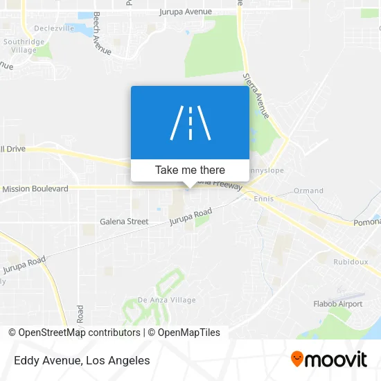 Eddy Avenue map