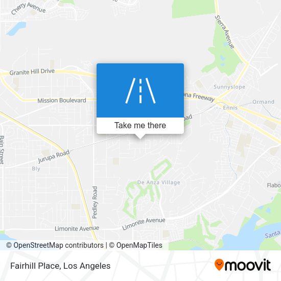 Mapa de Fairhill Place
