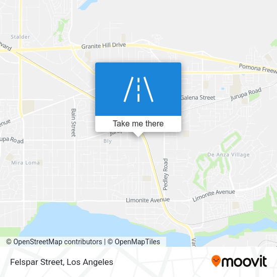 Mapa de Felspar Street