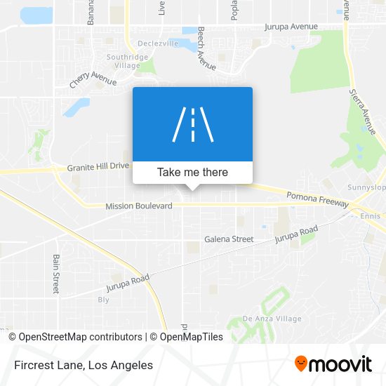 Mapa de Fircrest Lane