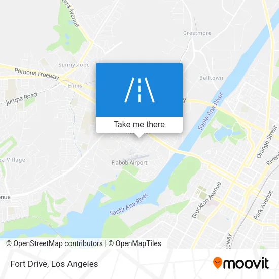 Fort Drive map
