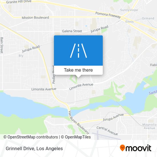 Mapa de Grinnell Drive