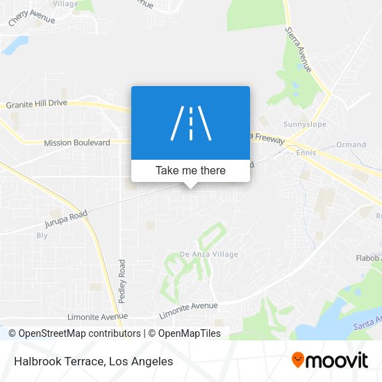 Halbrook Terrace map