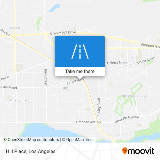 Mapa de Hill Place