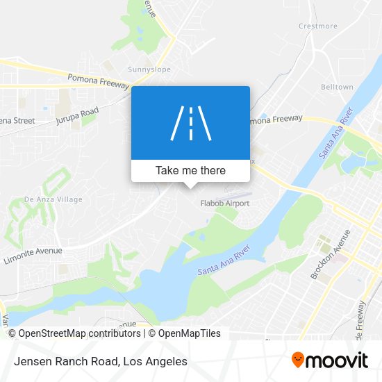 Mapa de Jensen Ranch Road