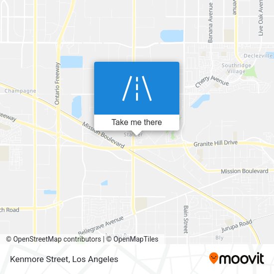 Mapa de Kenmore Street