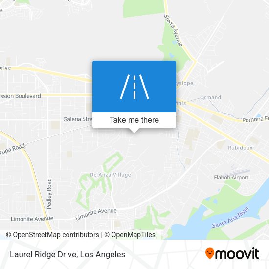 Mapa de Laurel Ridge Drive