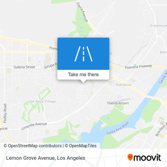 Mapa de Lemon Grove Avenue