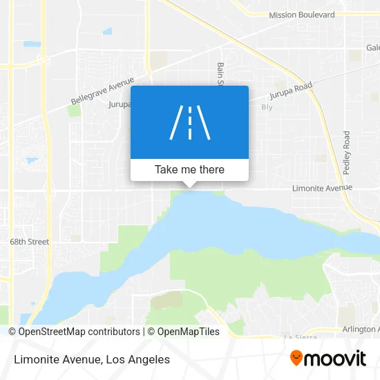 Mapa de Limonite Avenue