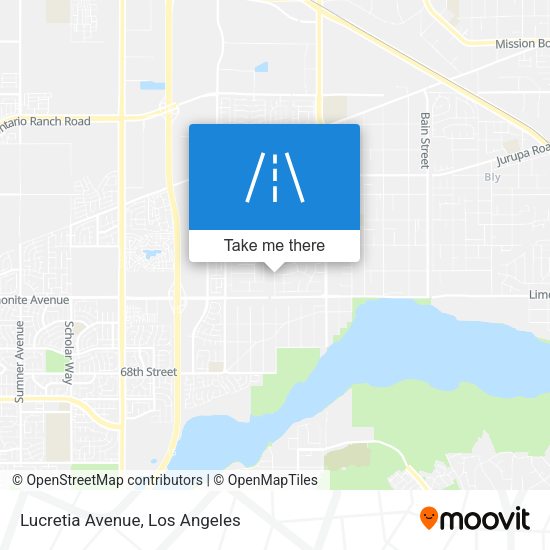Lucretia Avenue map