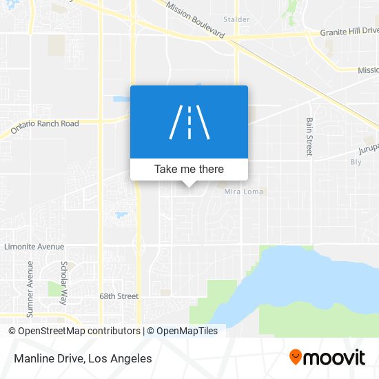 Manline Drive map