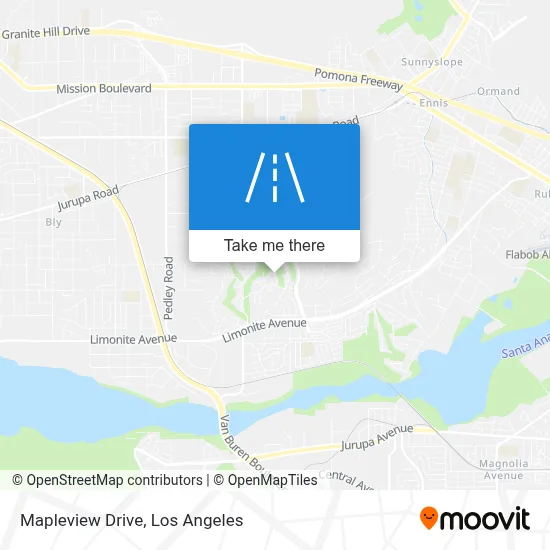 Mapleview Drive map
