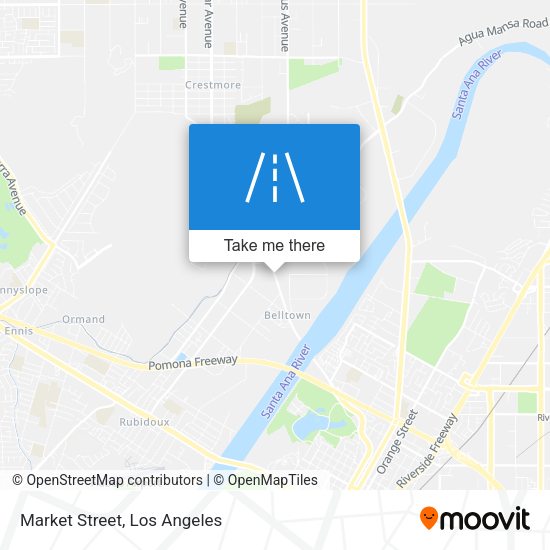 Mapa de Market Street