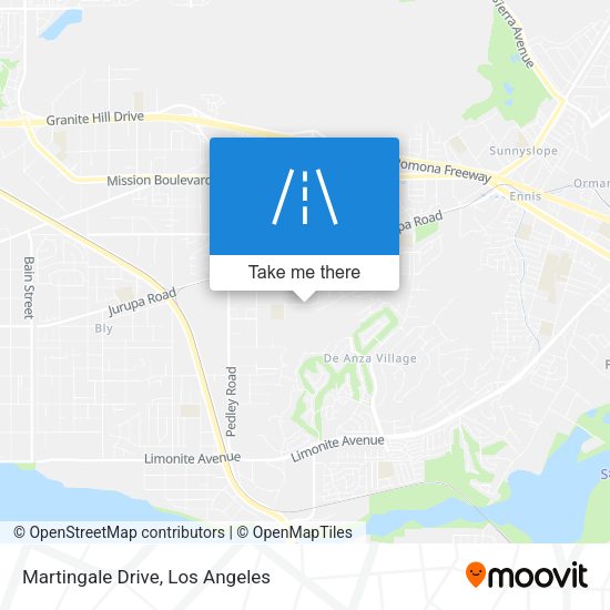 Mapa de Martingale Drive