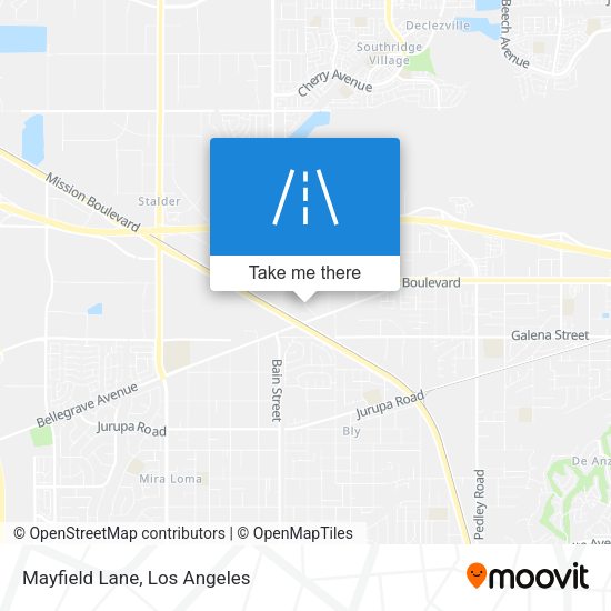 Mapa de Mayfield Lane