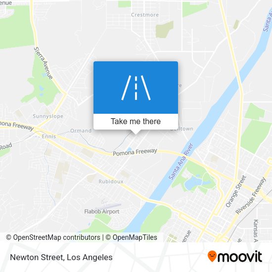 Mapa de Newton Street