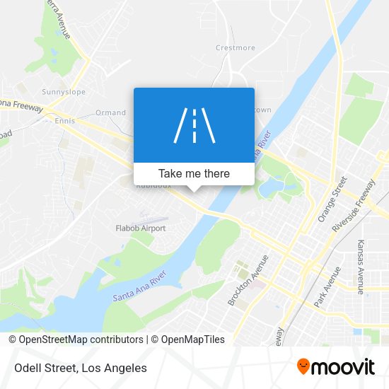 Mapa de Odell Street
