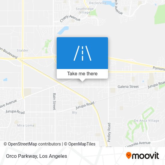 Mapa de Orco Parkway