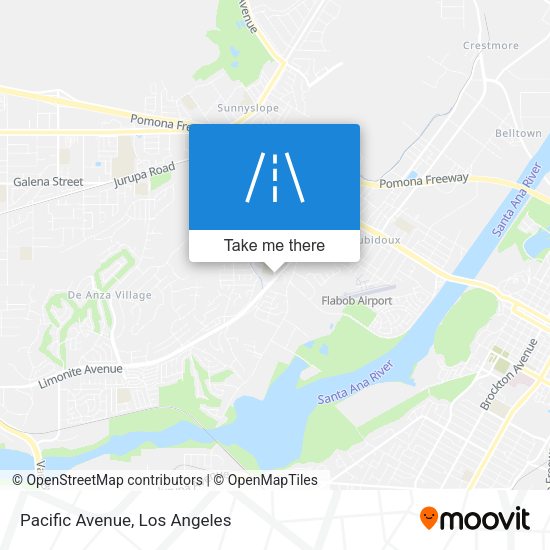 Mapa de Pacific Avenue