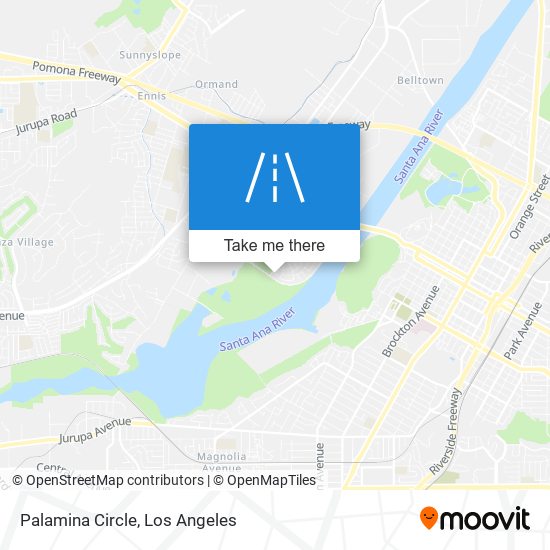 Mapa de Palamina Circle