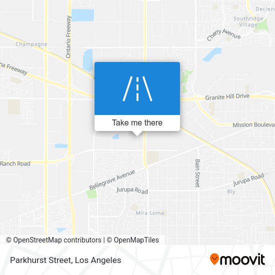 Mapa de Parkhurst Street
