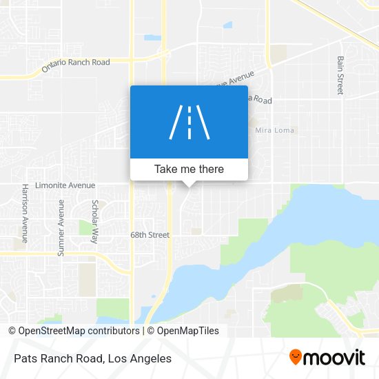 Mapa de Pats Ranch Road