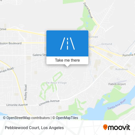 Pebblewood Court map