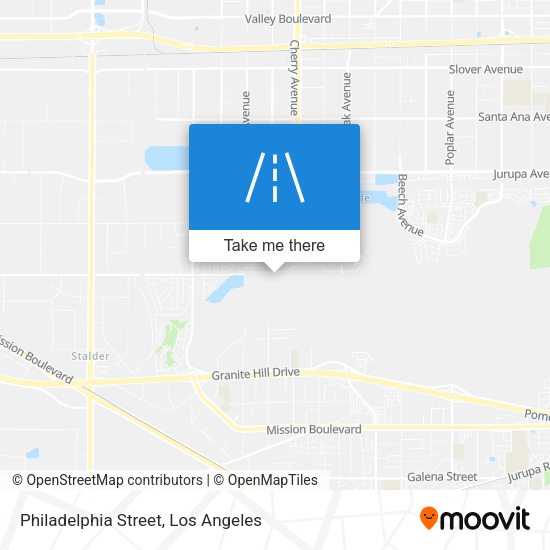 Philadelphia Street map