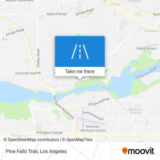 Pine Falls Trail map