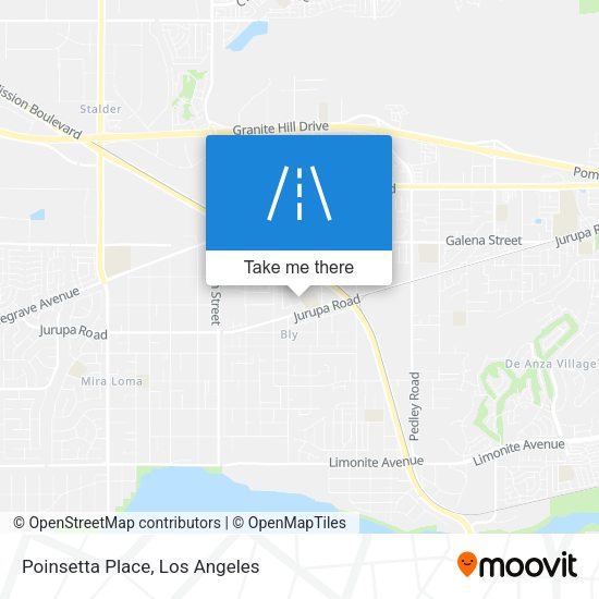 Poinsetta Place map