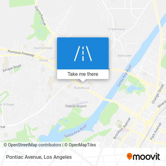 Mapa de Pontiac Avenue