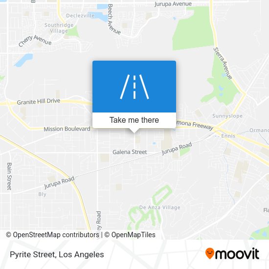 Mapa de Pyrite Street