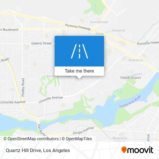 Mapa de Quartz Hill Drive